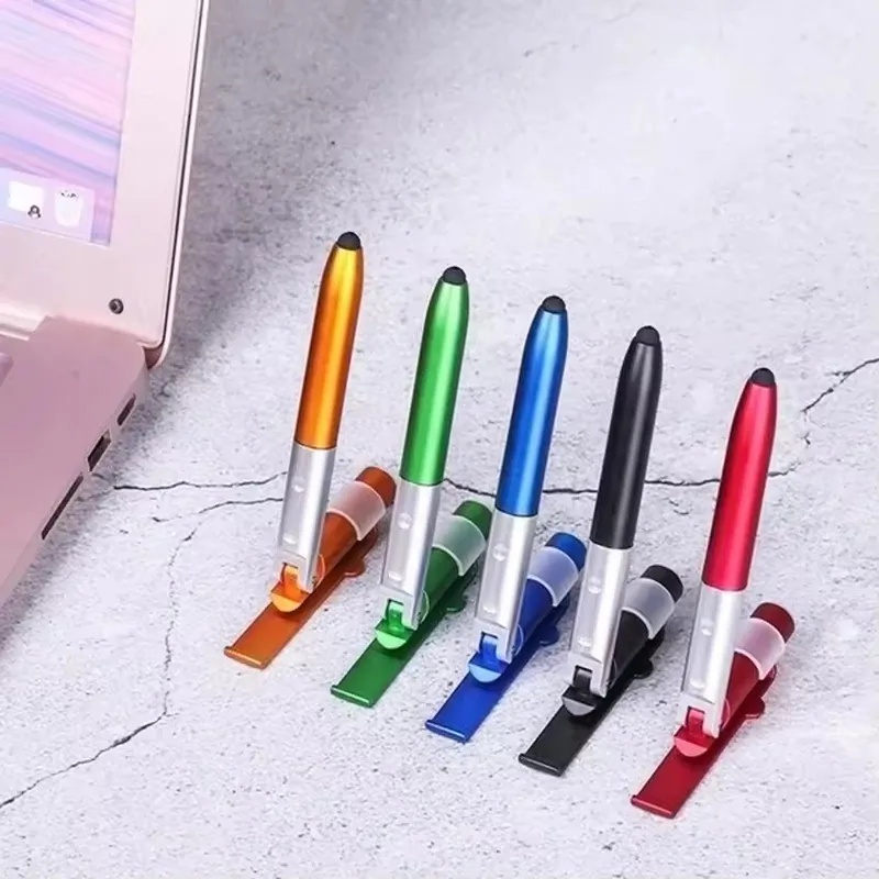 Case With Pencil Holder - ปากกาลูกลื่นอเนกประสงค์ 4 in 1 พร้อมไฟ LED