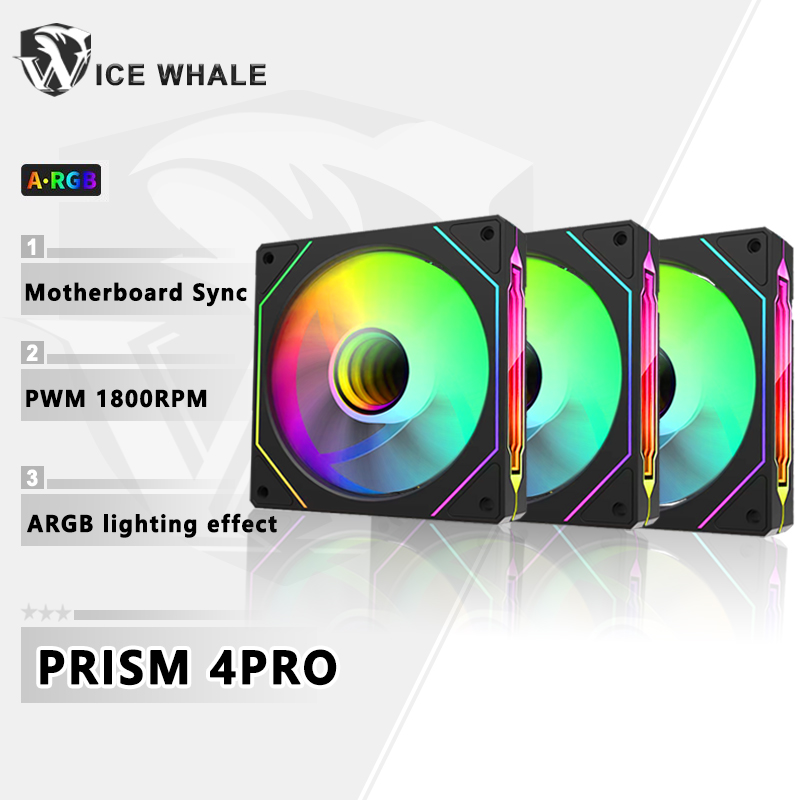 Tablet Accessories Aesthetic - พัดลมเคสคอมพิวเตอร์ ICE Whale Prism 4 PRO