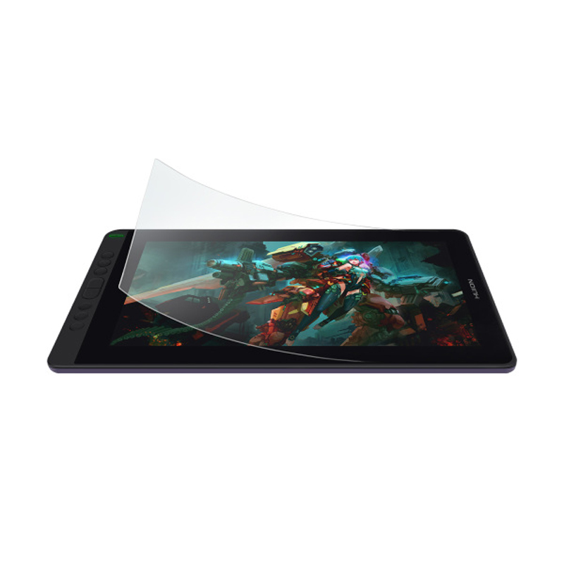 Huion Tablet Accessories - ฟิล์มกันรอย Huion PF02 ใช้ได้กับจอแสดงผลปากกาแท็บเล็ตกราฟิก Light Anti