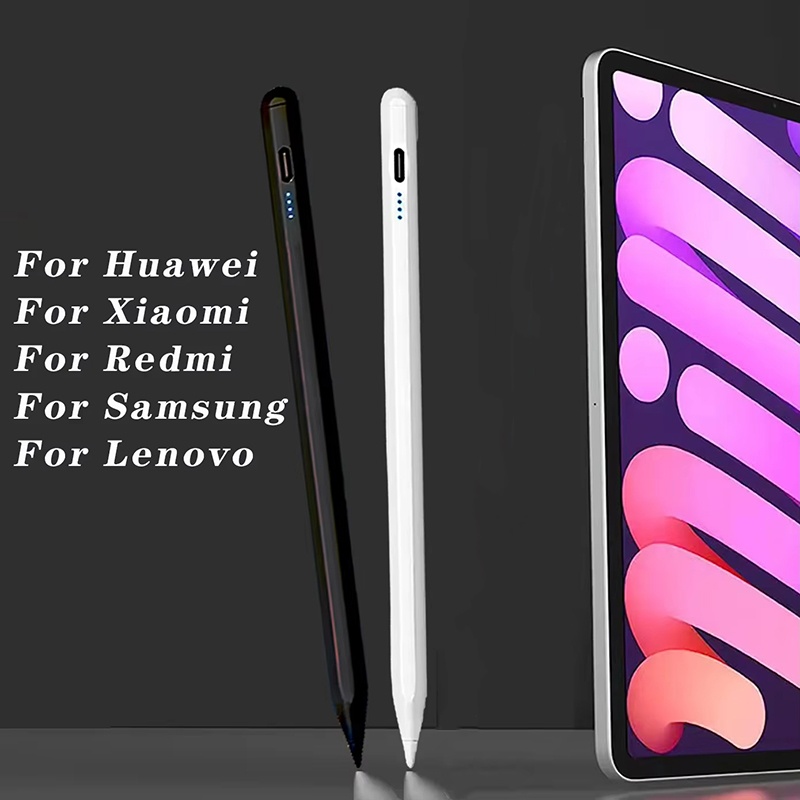 Lenovo Tablet With Accessories - ปากกาสไตลัสหน้าจอสัมผัสอเนกประสงค์ พร้อมแม่เหล็กดูดติด อุปกรณ์เสริมสำหรับแท็บเล็ต สำหรับ Huawei Xiaomi
