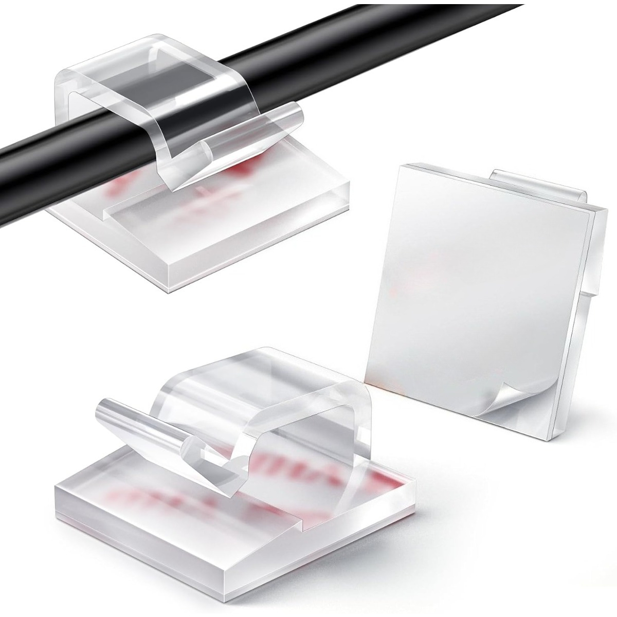 Tablet Accessories Aesthetic - 20-100 ชิ้นไฟคริสต์มาสคลิปตะขอสําหรับกลางแจ้งไฟสตริงคลิปผู้ถือลวดสําหรับแขวนไฟผนังสายไฟนางฟ้า