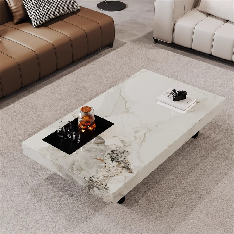 โต๊ะกาแฟหรูหราเรียบง่าย โต๊ะกา - Unique Table Accessories บทวิจารณ์และราคา