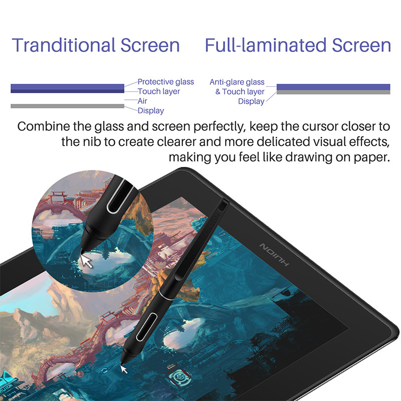 Huion Kamvas Pro 16ปากกาวาดแท็ - Huion Tablet Accessories บทวิจารณ์และราคา