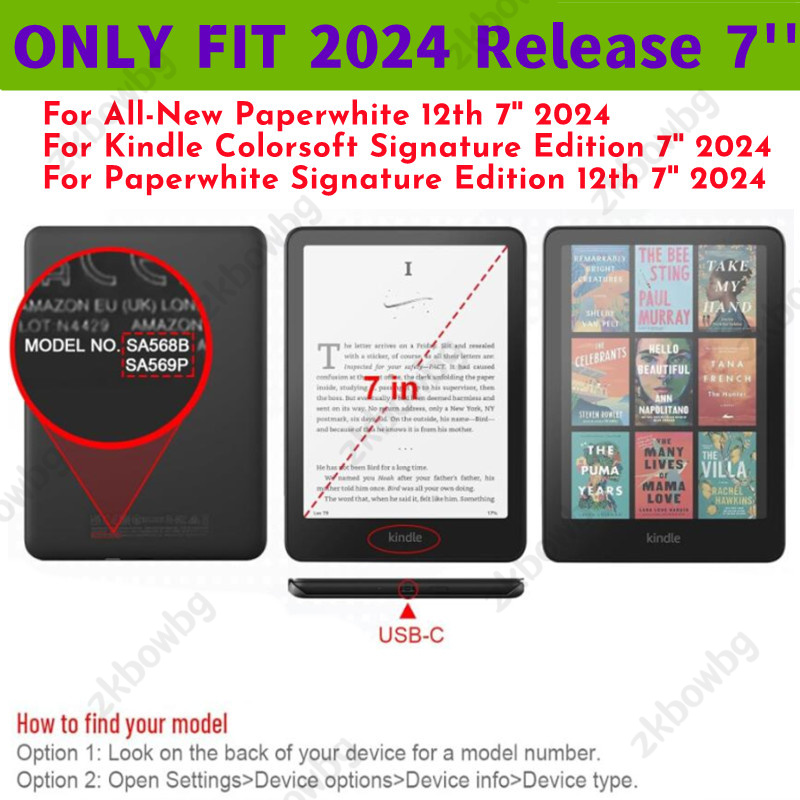 เคสตั้งได้สำหรับ Kindle Paperw - Kindle Tablet Accessories บทวิจารณ์และราคา
