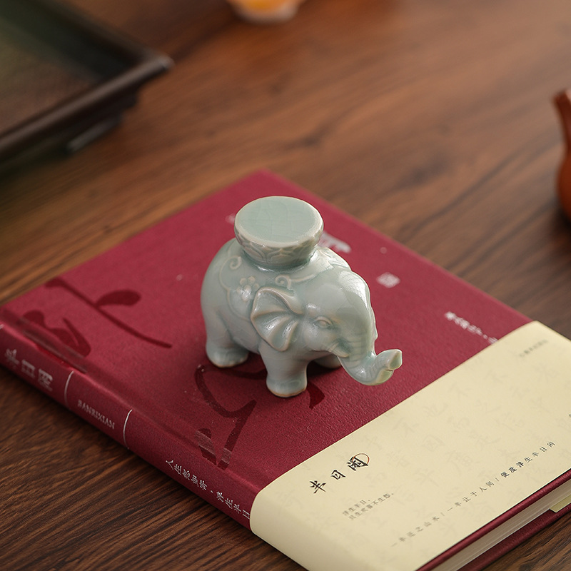 ที่วางฝาถ้วยชาเซรามิกรูปช้าง ข - Unique Table Accessories บทวิจารณ์และราคา