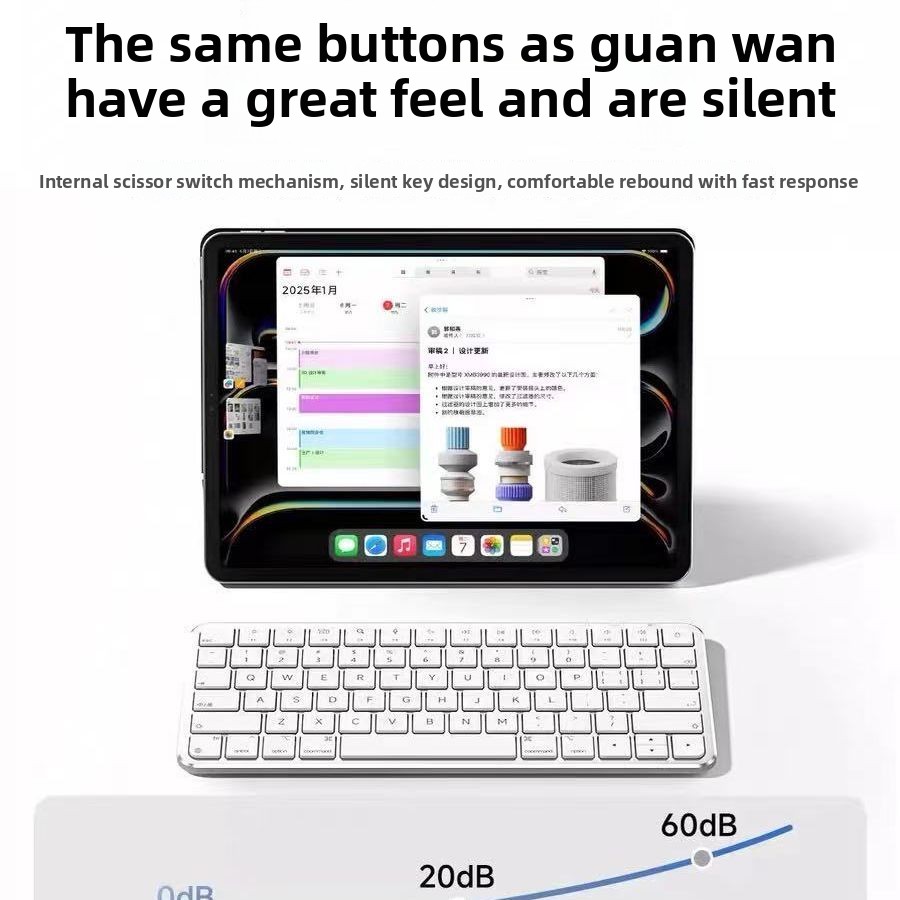 แป้นพิมพ์บลูทูธ iPad Magic Key - Tablet Accessories Aesthetic บทวิจารณ์และราคา