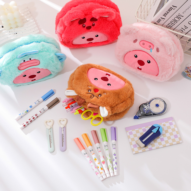 กระเป๋าใส่ดินสอการ์ตูนน่ารักสำ - Case With Pencil Holder บทวิจารณ์และราคา
