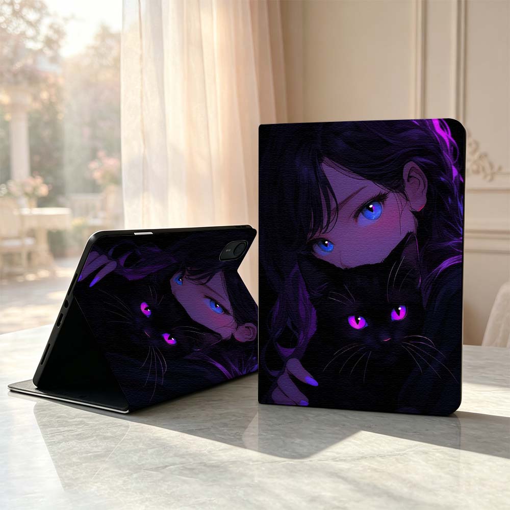 การ์ตูนแมวสาวตาอ่อนโยนสำหรับเล - Lenovo Tablet P12 Accessories บทวิจารณ์และราคา
